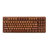 AJAZZ 黑爵 Chocolate Cubes  巧克力色机械键盘 87键 粉轴