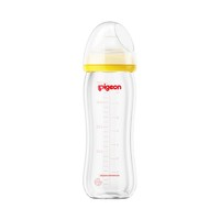 88VIP：Pigeon 贝亲 婴儿宽口径玻璃奶瓶 240ml+L号奶嘴