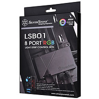 SILVER STONE 银欣 LSB01 RGB灯条控制盒  黑色