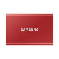 SAMSUNG 三星 T7 移动固态硬盘 500GB 红色