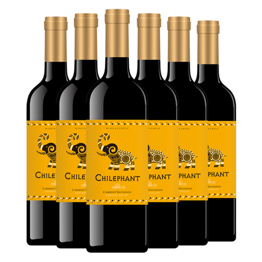 智象官方智利进口红酒精选赤霞珠干红葡萄酒750ml