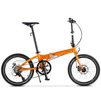 ASiNG 大行 D8 KBA083 丽面橙 折叠自行车 20英寸