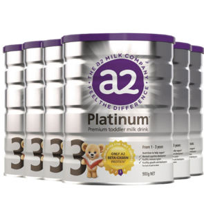 8日0点！澳洲a2 Platinum 白金版 幼儿配方奶粉3段 （1-3岁）900g/罐*6