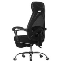 10日0点：HBADA 黑白调 HDNY117 人体工学电脑椅 黑色 升级版