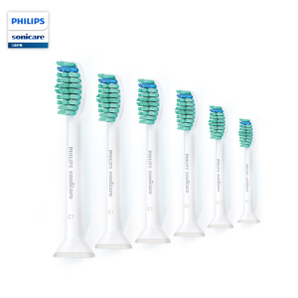 PHILIPS 飞利浦 基础洁净系列 HX6016 电动牙刷刷头 白色 6支装