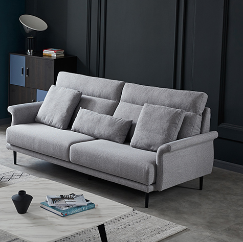 zuoyou左右家私dzy5036现代简约布艺沙发三人位