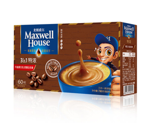 PLUS会员！Maxwell House 麦斯威尔 特浓速溶咖啡 60条 780g 26.9元（需买3件，共80.7元）