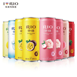 RIO 锐澳 微醺新系列六口味鸡尾酒套装 330ml*8罐