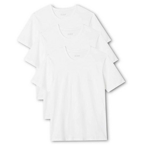 销量第一！HUGO BOSS 雨果·博斯 男士纯色纯棉短袖T恤 3件装   含税到手￥202.34