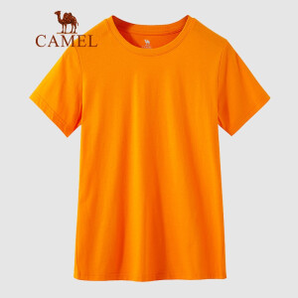 CAMEL 骆驼 T1S2SU118 男女款纯色短袖T恤