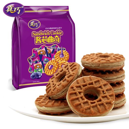 真巧酱芯曲奇夹心饼干350g