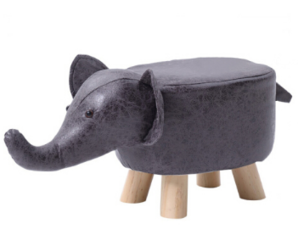 美林源 创意儿童动物实木动物凳子 