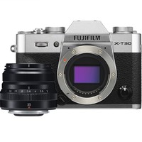 FUJIFILM 富士 X-T30 APS-C画幅 微单相机 银色 （35mm-F2定焦镜头）