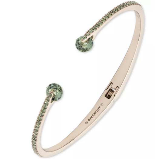 givenchy 纪梵希 gold-tone and rose 女士水晶手镯