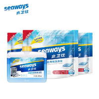 seaways 水卫仕 洗碗块 35颗*3袋+机体清洁剂*1瓶