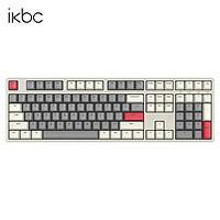 按键无冲！iKBC W210 2.4G无线机械键盘 108键 茶轴 时光灰
