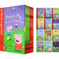 《Peppa Pig:Read It Yourself With Ladybird Level 1-2 小猪佩奇分级读物》英文原版 全12册