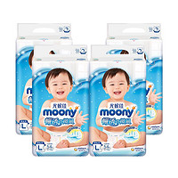 moony 轻薄透气婴儿纸尿裤 L54片*4包