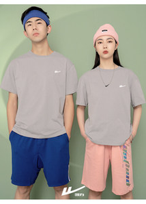 回力 国潮系列 男女款纯棉短袖T恤 2件