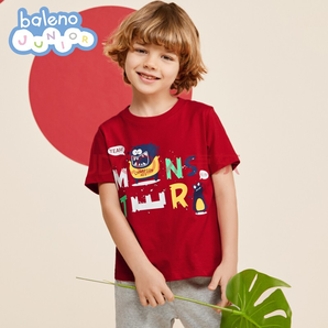 Baleno 班尼路 怪兽动物图案 男童t恤
