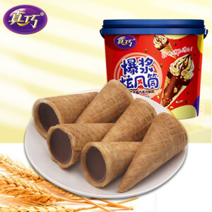 真巧巧克力爆浆旋风筒148g2桶