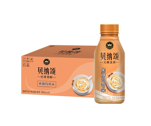 贝纳颂焦糖玛奇朵咖啡饮料350ml15瓶