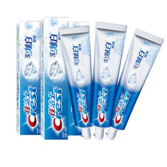 百亿补贴crest佳洁士3d炫白双效牙膏90g3支