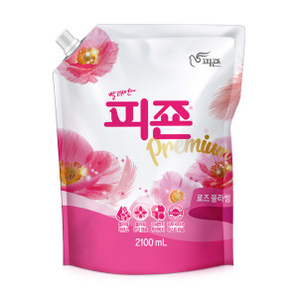 韩国原装进口 碧珍 衣物天然植物柔顺剂 2.1L 