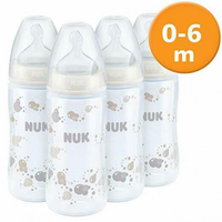 NUK 德国硅胶奶瓶 4*300ml