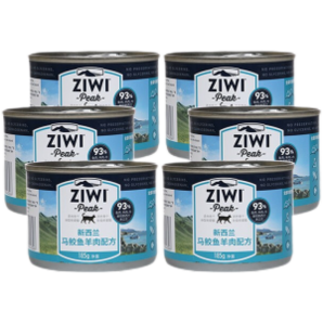 PLUS会员：ZIWI 滋益巅峰 猫罐头185g 马鲛鱼羊肉*6罐