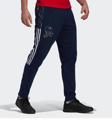 XL码！adidas afc 阿森纳足球运动长裤 男款 藏青 GK9398