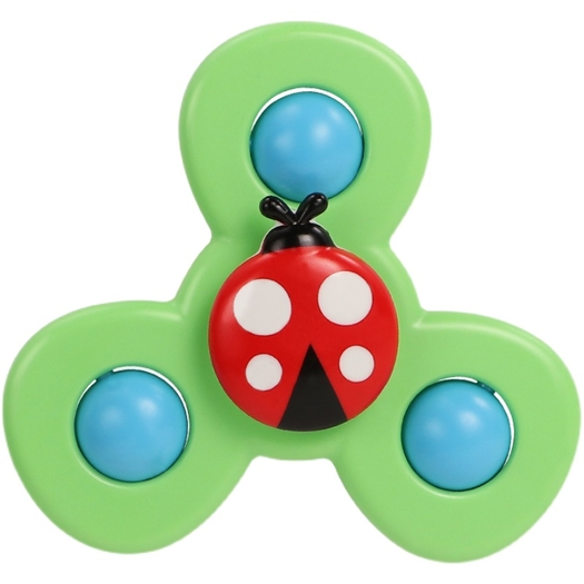 zm儿童会转动的昆虫花朵吸盘转转乐【3件套 】