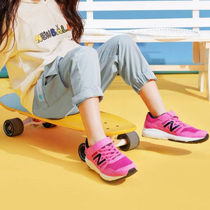 New Balance 女童网面休闲运动鞋  YT570PW（28~40码）