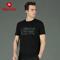 Marmot 土拨鼠 N53675 男士休闲短袖T恤