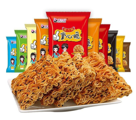 香脆可口!派力特 掌心脆 干脆面 混合口味 21g* 20包