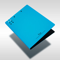 fizz 飞兹 A2388 高质感A4长押夹文件夹（带板夹） 天蓝