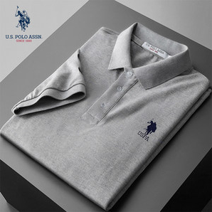 U.S. Polo Assn. 美国马球协会  男士时尚短袖Polo衫