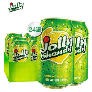 Carlsberg 嘉士伯 Jolly Shandy 怡乐仙地 柠檬味低醇啤酒330mL*24罐