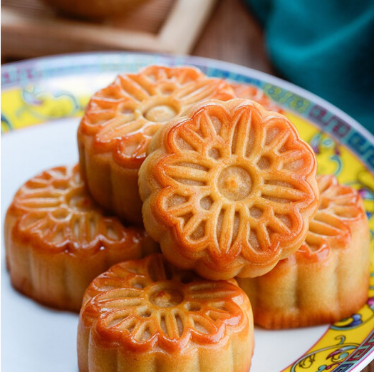 甜而不腻!suncome 金顺昌 蛋黄红豆沙月饼500g(约12个)_没得比