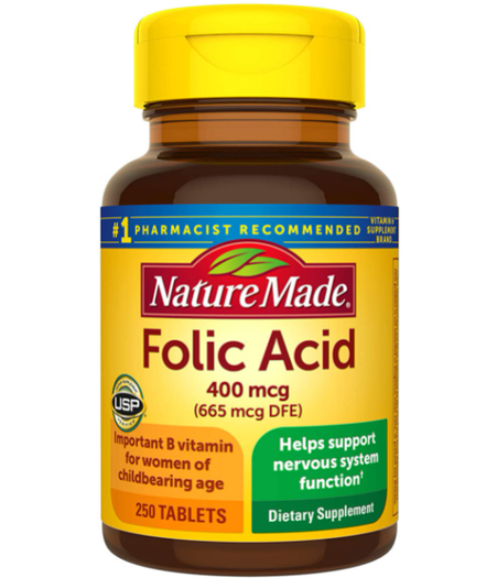 prime会员naturemade天维美天然叶酸片400mcg250粒3瓶145元含税直邮
