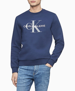 Calvin Klein Monogram 男士长袖卫衣