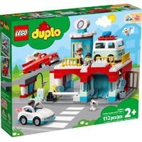 LEGO 乐高 得宝系列 10948 立体停车场和洗车店