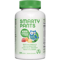 SmartyPants 儿童膳食纤维营养软糖 120粒 混合水果味