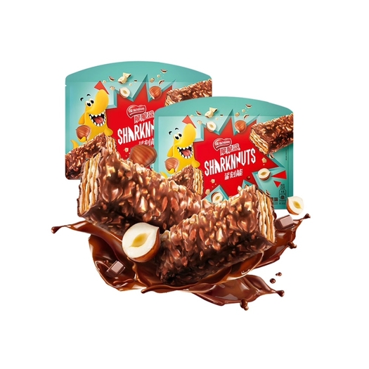 雀巢脆脆鲨鲨刻能200g2盒榛果味饼干