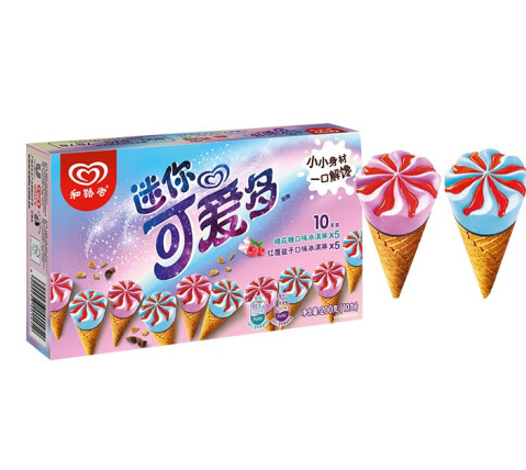 walls 和路雪 可爱多 棉花糖红覆盆子口味 20g*10支