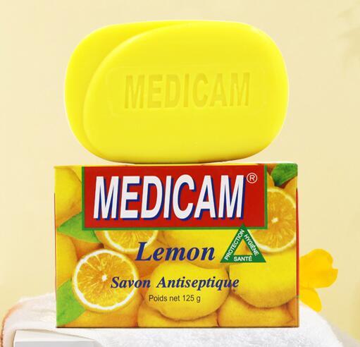 印度尼西亚进口medicam柠檬清爽控油洁面洗澡香皂3块