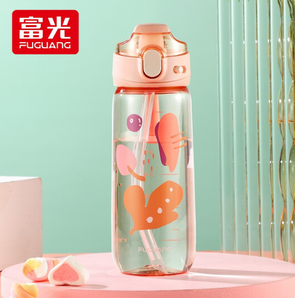 安全健康！FUGUANG 富光 清美系列 WFS-1051-470 塑料杯 470ml 粉色