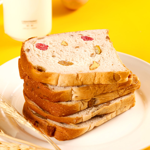 沃隆无糖坚果吐司面包640g