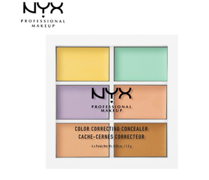 NYX Professional Makeup 6色修容遮瑕盘9g