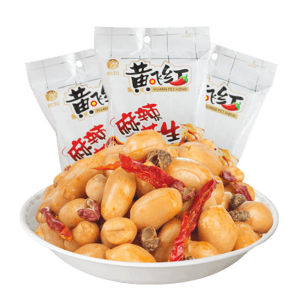 猫实惠 食品保健 零食特产 > 黄飞鸿 麻辣小吃香脆下酒花生 210g*3包